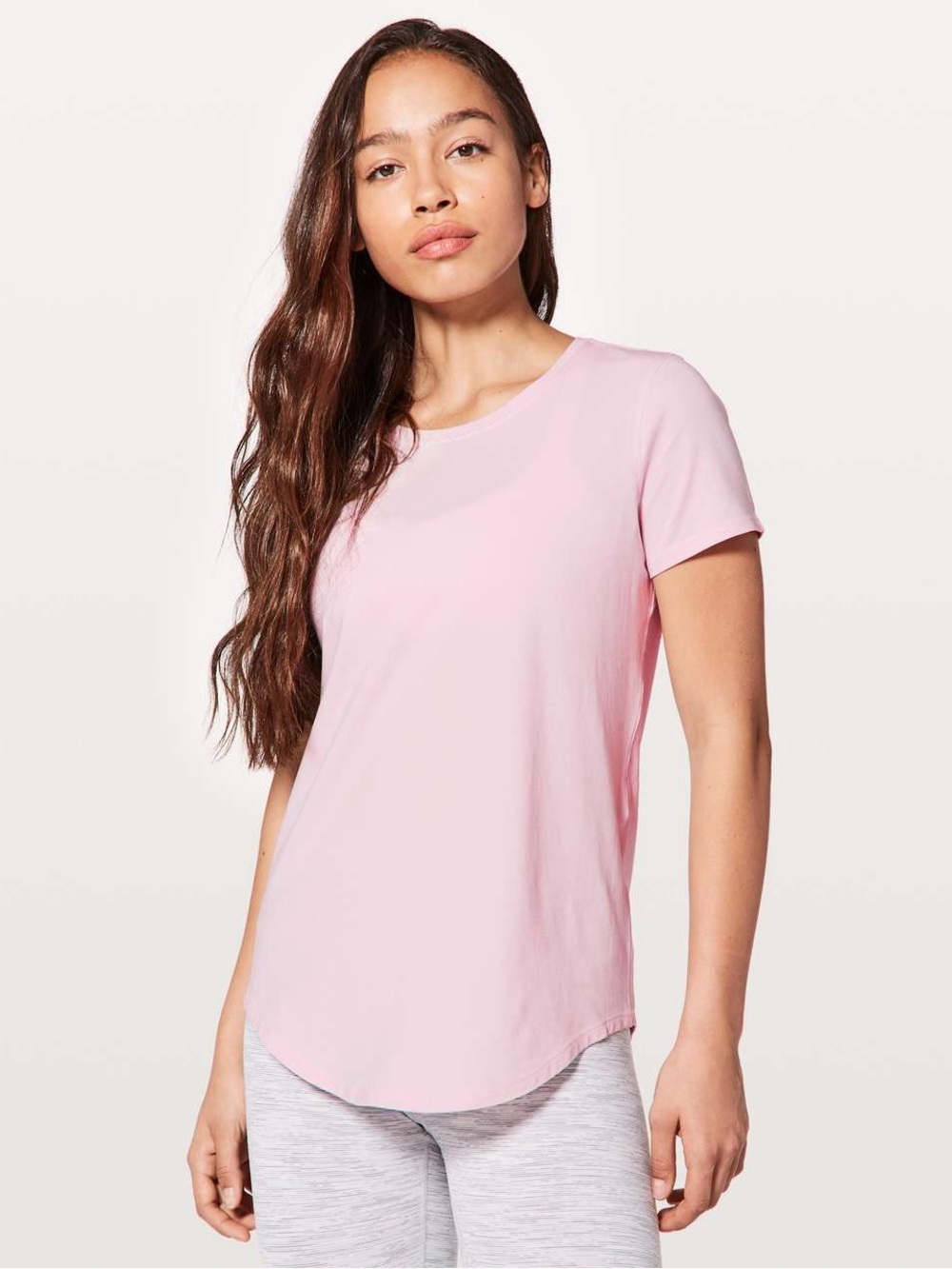 Lululemon Love Crew III Pink Top